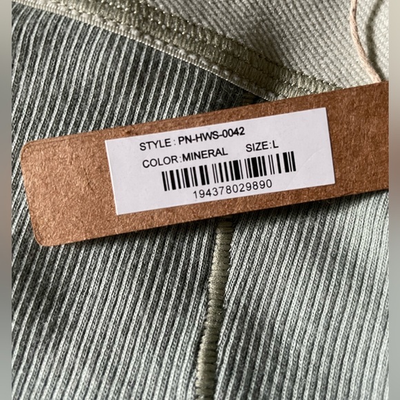 Skims Cotton Rib Boxer in Mineral Large L NWT - Picture 6 of 7